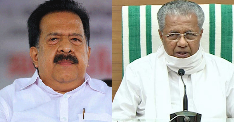 മുഖ്യമന്ത്രി പിണറായി വിജയന് ആശംസകള്‍ നേര്‍ന്ന് രമേശ് ചെന്നിത്തല