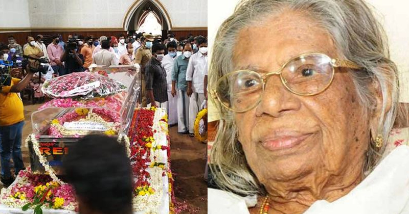 വിപ്ലവ നായികയ്ക്ക് വിട ; കെ.ആര്‍ ഗൗരിയമ്മ ഇനി ഓർമ്മയില്‍