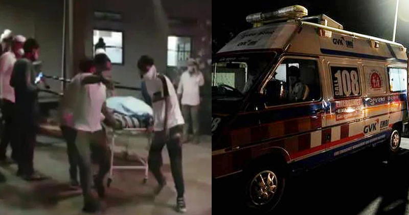 ഗുജറാത്തിലെ ആശുപത്രിയില്‍ തീപിടിത്തം ; 12 കൊവിഡ് രോഗികള്‍ മരിച്ചു