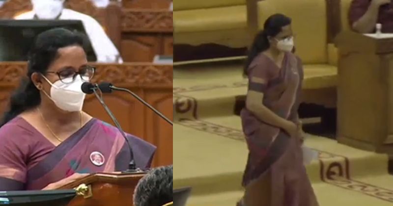 സഭയില്‍ ടി.പിയുടെ ബാഡ്ജ് അണിഞ്ഞ് കെ.കെ രമ ; കൈയ്യടികളോടെ വരവേറ്റ് പ്രതിപക്ഷം ; സഗൗരവം സത്യപ്രതിജ്ഞ