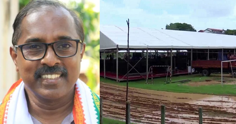 സെൻട്രൽ സ്റ്റേഡിയത്തിലെ പന്തല്‍ വാക്സിനേഷന്‍ കേന്ദ്രമാക്കണമെന്ന് ഡോ. എസ്.എസ് ലാലിന്‍റെ നിർദ്ദേശം ; പിന്നാലെ നടപ്പാക്കി സർക്കാർ