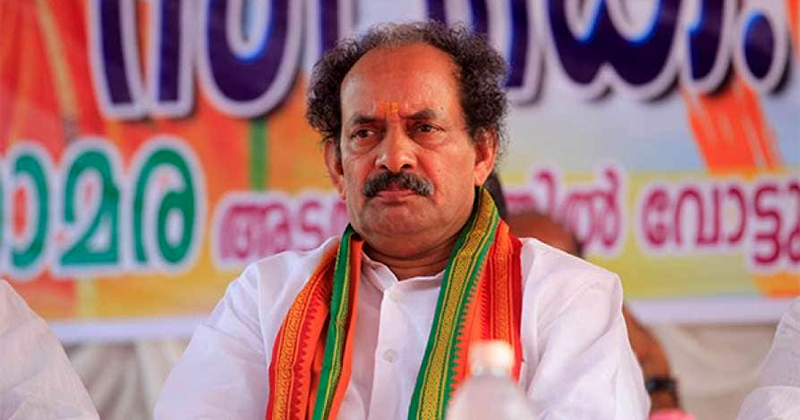 'ഉപ്പ് തിന്നവന്‍ വെള്ളം കുടിക്കും' ; കൊടകരയില്‍ ഒളിയമ്പെയ്ത് സി.കെ പദ്മനാഭന്‍