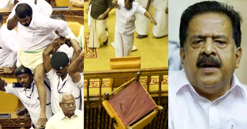 നിയമസഭാ കയ്യാങ്കളിക്കേസ് പിന്‍വലിക്കാന്‍ സർക്കാർ സുപ്രീം കോടതിയില്‍ ; തടസഹര്‍ജിയുമായി രമേശ് ചെന്നിത്തല