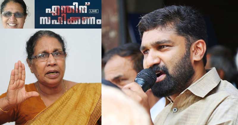 ജോസഫൈനേയും സിപിഎമ്മിനേയും രൂക്ഷമായി വിമർശിച്ച് വിടി ബല്‍റാം