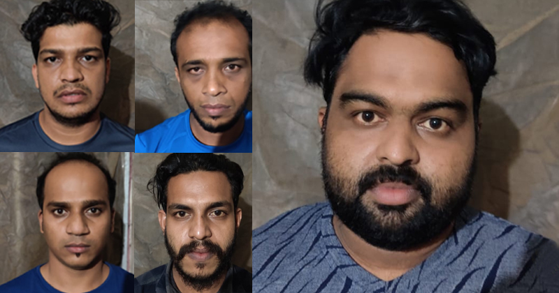 കരിപ്പൂര്‍ സ്വര്‍ണ്ണക്കവര്‍ച്ച ആസൂത്രണക്കേസ് : അഞ്ച് പേര്‍ കൂടി അറസ്റ്റില്‍