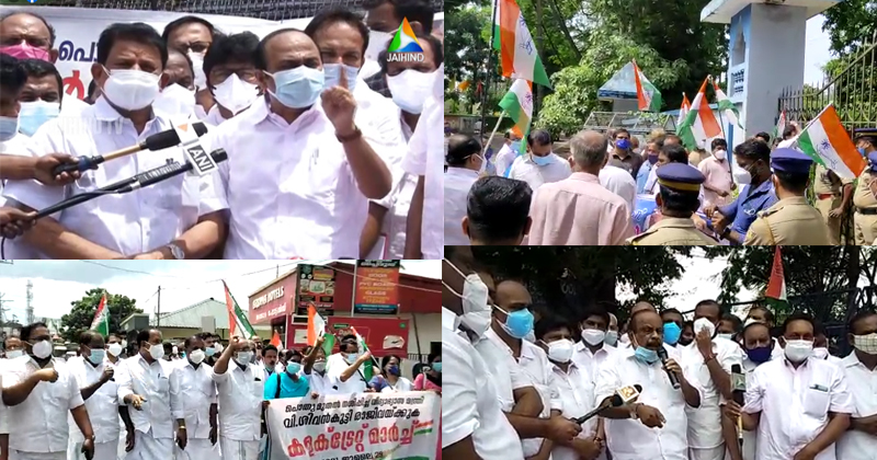 ശിവന്‍കുട്ടിയുടെ രാജിക്കായി പ്രതിഷേധം ശക്തം ; സംസ്ഥാനവ്യാപകമായി കളക്ടറേറ്റ് ധര്‍ണ്ണ നടത്തി കോണ്‍ഗ്രസ്