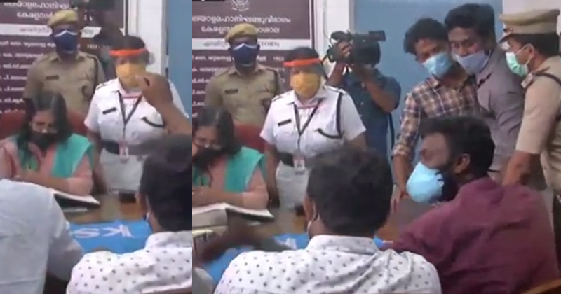 മലയാള മഹാനിഘണ്ടു വകുപ്പിലെ അനധികൃതനിയമനം : ഡോ.പൂർണിമ മോഹനെതിരെ കെ.എസ്.യു പ്രതിഷേധം