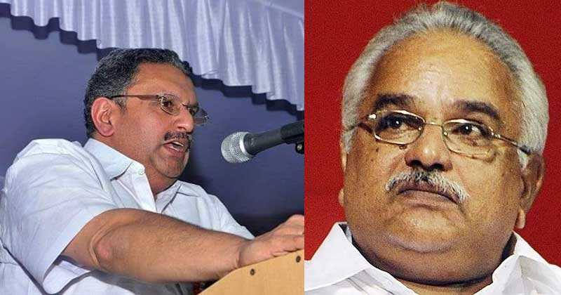 വനംകൊള്ള : ഉത്തരവാദിത്വത്തില്‍ നിന്ന് കാനം രാജേന്ദ്രന് ഒഴിഞ്ഞ് മാറാന്‍ കഴിയില്ല : കെ മുരളീധരന്‍ എംപി