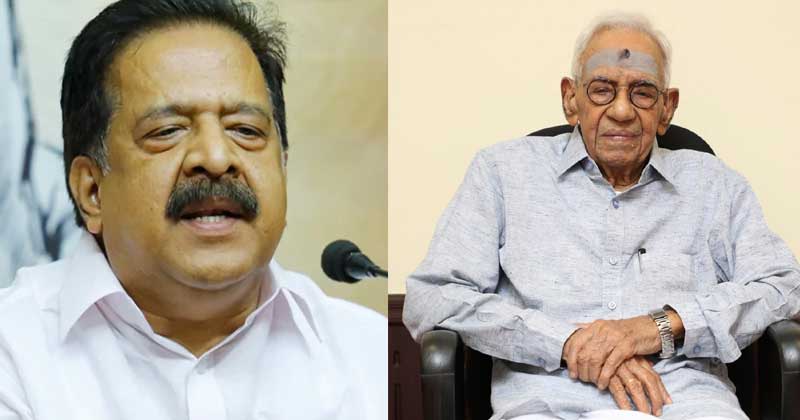 പികെ.വാരിയർ ആയുർവ്വേദത്തിന്‍റെ പെരുമ ലോകമെങ്ങും എത്തിച്ച വൈദ്യന്‍ ; രമേശ് ചെന്നിത്തല അനുശോചിച്ചൂ
