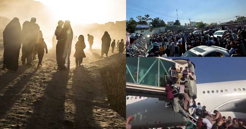 അഫ്ഗാനിസ്ഥാനില്‍ നിന്ന് കൂട്ടപ്പലായനം ; വിമാനത്താവളം നിറഞ്ഞ് ജനക്കൂട്ടം; നിറയൊഴിച്ച് യു.എസ് സൈന്യം