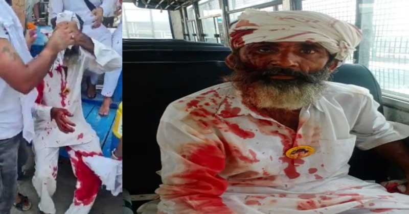 പൊലീസ് ലാത്തിചാർജില്‍ തലയ്ക്ക് പരിക്കേറ്റ കർഷകന്‍ മരിച്ചു ; രാജ്യം ലജ്ജിക്കുന്നുവെന്ന് രാഹുല്‍ ഗാന്ധി