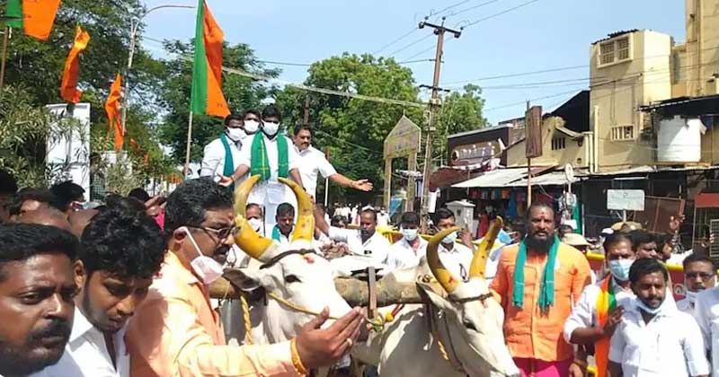 കർണ്ണാടക സർക്കാരിനെതിരെ  തമിഴ്നാട് ബിജെപിയുടെ സമരം ജനരോഷം ഭയന്നെന്ന് വിമർശനം