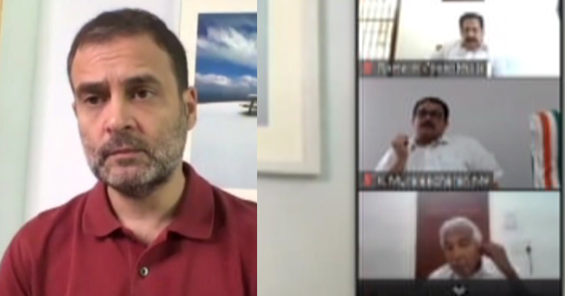 കണ്ണൂര്‍ ഡിസിസി ഓഫീസ് ഉദ്ഘാടനം : ഉമ്മന്‍ ചാണ്ടിയും രമേശ് ചെന്നിത്തലയും വിട്ടുനിന്നെന്ന് മാധ്യമങ്ങളുടെ വ്യാജപ്രചാരണം ; ഓണ്‍ലൈനായി പങ്കെടുത്ത് നേതാക്കള്‍, ദൃശ്യങ്ങള്‍