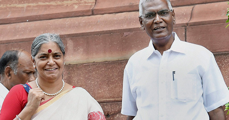 പൊലീസിനെതിരായ പരാമർശം : ആനി രാജയെ ന്യായീകരിച്ചതില്‍ ഡി രാജയ്ക്കെതിരെ സിപിഐയില്‍ വിമർശനം