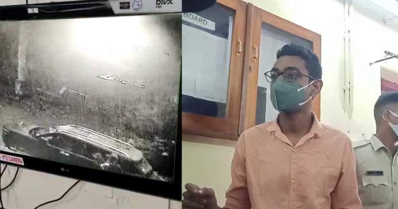 തമ്പാനൂരില്‍ വാഹനങ്ങള്‍ തകർത്ത പ്രതിയായ പതിനെട്ടുകാരന്‍ പിടിയില്‍