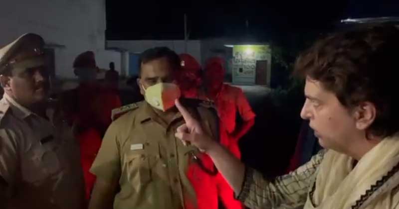 യുപി പൊലീസിന്‍റെ വിരട്ടലില്‍ വഴങ്ങാതെ പ്രിയങ്ക ഗാന്ധി ; അഭിനന്ദിച്ച് രാഹുല്‍