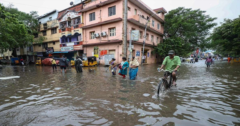 തമിഴ്നാട്ടില്‍ കനത്ത മഴയില്‍ വീട് തകര്‍ന്ന് 9 മരണം