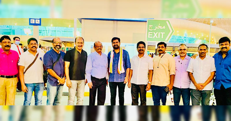 ചാലക്കുടി എംഎൽഎ സനീഷ്‌ കുമാർ ജോസഫ് യുഎഇയിൽ ; എയർപോർട്ടിൽ ഉജ്ജ്വല സ്വീകരണം