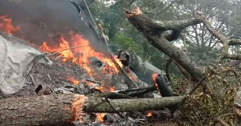 ഹെലികോപ്റ്റര്‍ അപകടം; 11 മരണം സ്ഥിരീകരിച്ച് സൈന്യം