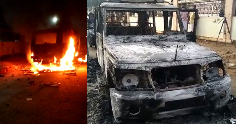 കിഴക്കമ്പലത്ത് കലാപസമാന അന്തരീക്ഷം: പൊലീസുകാരെ ആക്രമിച്ചു, ജീപ്പ് കത്തിച്ചു; കിറ്റെക്സ് കമ്പനിയിലെ 150 അതിഥി തൊഴിലാളികള്‍ കസ്റ്റഡിയില്‍