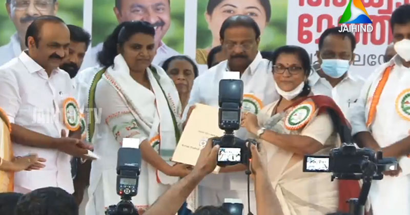 അഡ്വ. ജെബി മേത്തർ മഹിളാ കോണ്‍ഗ്രസ് സംസ്ഥാന അധ്യക്ഷയായി ചുമതലയേറ്റു