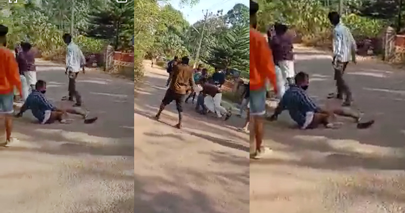 സിപിഐക്കാര്‍ക്ക് സിപിഎമ്മുകാരുടെ ക്രൂരമര്‍ദ്ദനം ; തെരുവില്‍ തമ്മില്‍ തല്ലി പ്രവര്‍ത്തകര്‍