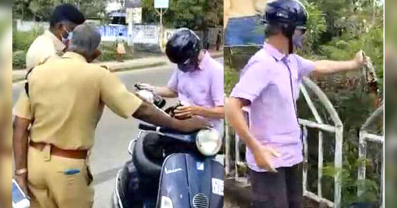 വിദേശിയുടെ മദ്യം ഒഴിപ്പിച്ചുകളഞ്ഞ സംഭവം; തെറ്റ് ചെയ്ട്ടില്ലെന്ന് എസ്ഐ; സസ്പെന്‍ഷന്‍ പിന്‍വലിക്കണമെന്ന് ആവശ്യം