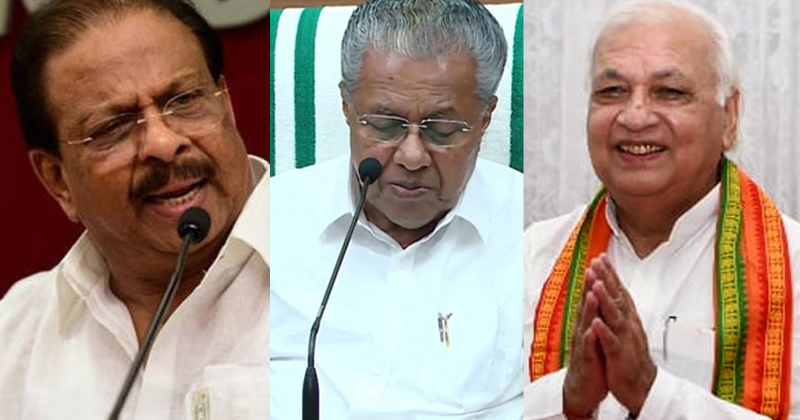 അഴിമതിവീരനായ മുഖ്യമന്ത്രിക്ക് കുടപിടിക്കുന്ന ഭരണത്തലവനായി ഗവർണർ മാറി; കേരളത്തിന്‍റെ മഹാദുരന്തമെന്ന് കെ സുധാകരന്‍ എംപി