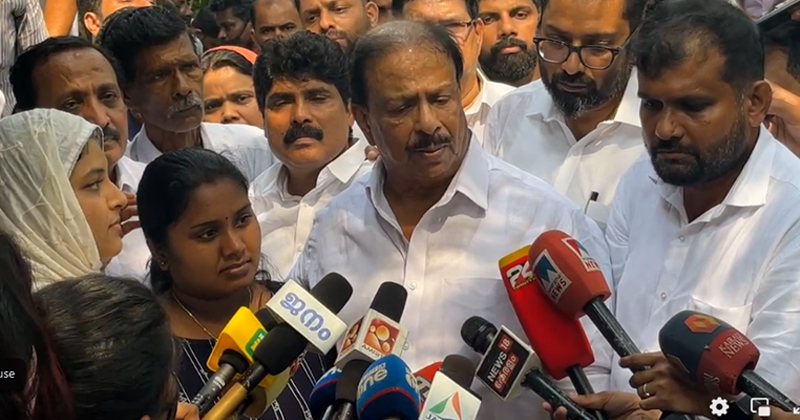 കെ റെയില്‍ സമരത്തില്‍ മർദ്ദനമേറ്റവരെ സന്ദർശിച്ച് കെ സുധാകരന്‍ എംപി; കോണ്‍ഗ്രസ് ജനങ്ങള്‍ക്കൊപ്പമുണ്ടാകുമെന്ന് ഉറപ്പ്