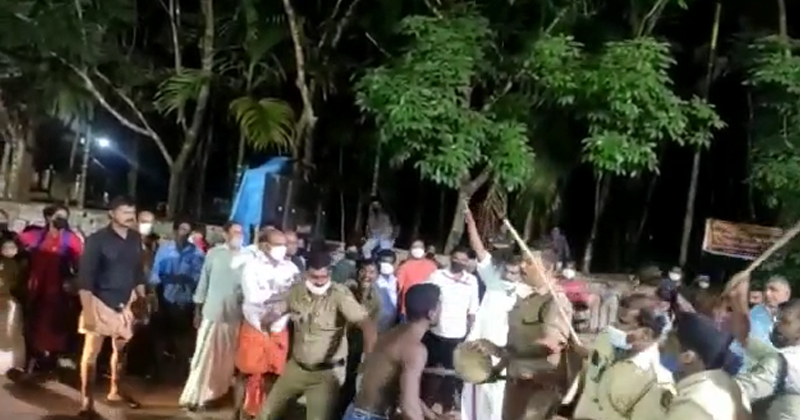 യുവാവിന് പോലീസിന്‍റെ ക്രൂര മർദ്ദനം; ലാത്തി കൊണ്ട് വളഞ്ഞിട്ട് തല്ലി | VIDEO