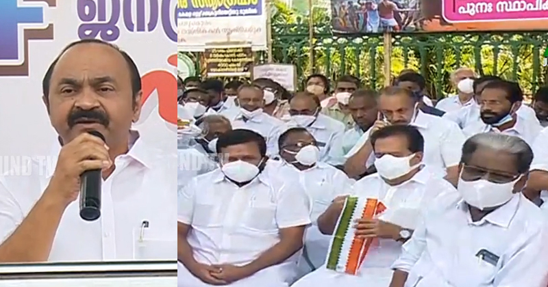 കേരളം ഗുണ്ടാ ഇടനാഴി; ക്രമസമാധാന തകർച്ചയില്‍ സംസ്ഥാനവ്യാപകമായി പ്രതിഷേധിച്ച് കോണ്‍ഗ്രസ്