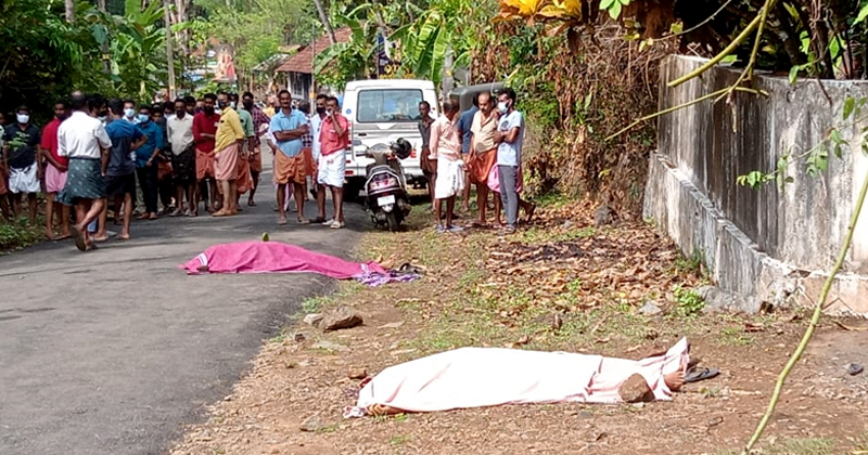തൃശൂരില്‍ മകന്‍ മാതാപിതാക്കളെ വെട്ടിക്കൊലപ്പെടുത്തി