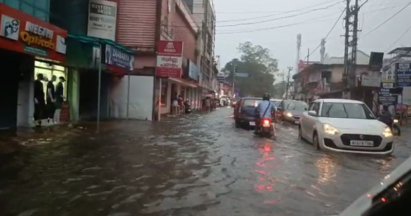 കേരളത്തില്‍ ശക്തമായ മഴ തുടരും; മൂന്ന് ജില്ലകളില്‍ ഓറഞ്ച് അലർട്ട്, ആറിടത്ത് യെല്ലോ അലർട്ട്