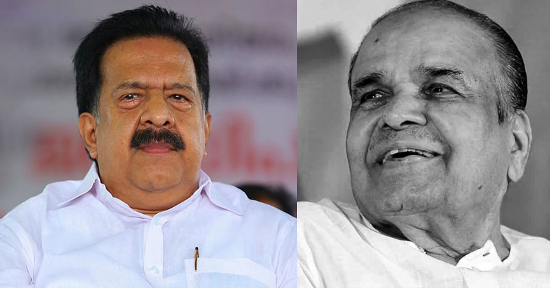 കെ ശങ്കരനാരായണന്‍റെ നിര്യാണത്തിൽ രമേശ് ചെന്നിത്തല അനുശോചിച്ചു