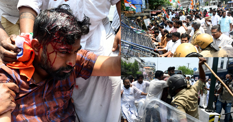ഭരണസമിതി തെരഞ്ഞെടുപ്പ് അട്ടിമറിക്കാന്‍ ശ്രമം; മില്‍മാ ആസ്ഥാനത്തേക്ക് യൂത്ത് കോണ്‍ഗ്രസ് മാർച്ച്; തല തല്ലിപ്പൊളിച്ച് പോലീസിന്‍റെ നരനായാട്ട്