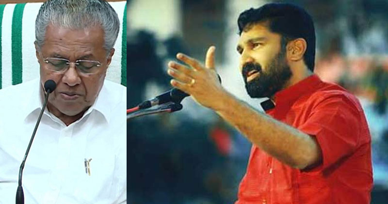 ‘പിണറായിയുടെ അരുമ ശിഷ്യനായ വാനരസേന സംസ്ഥാന സെക്രട്ടറി ഒരു മാസമായി ജാമ്യം ലഭിക്കാതെ ജയിലില്‍’