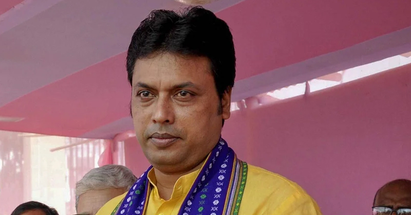 ത്രിപുര ബിജെപിയില്‍ കലാപക്കൊടി; മുഖ്യമന്ത്രി ബിപ്ലവ് കുമാർ ദേബ് രാജിവെച്ചു