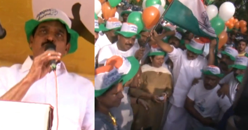 'ഉമാ തോമസ് വിജയത്തിലേക്ക് ഓടിക്കയറും'; 'റണ്‍ ടു വിന്‍' ഫ്ലാഗ് ഓഫ് ചെയ്ത് കെ.സി വേണുഗോപാല്‍ എംപി | VIDEO