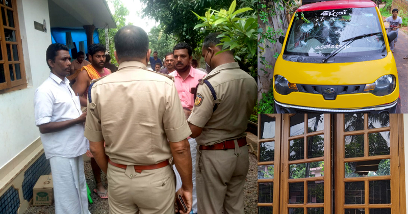 കണ്ണൂരില്‍ കോണ്‍ഗ്രസ് പ്രവര്‍ത്തകന്‍റെ വീടും വാഹനവും അടിച്ചുതകർത്തു; അക്രമത്തിന് പിന്നില്‍ സിപിഎമ്മെന്ന് കോണ്‍ഗ്രസ്