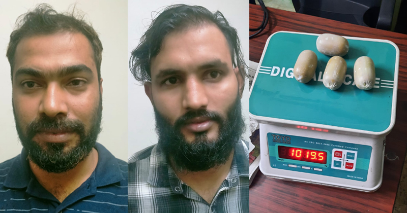കരിപ്പൂരില്‍ വീണ്ടും സ്വർണ്ണം പിടികൂടി; ഒരു കിലോ സ്വർണ്ണവുമായി രണ്ട് പേർ പിടിയില്‍