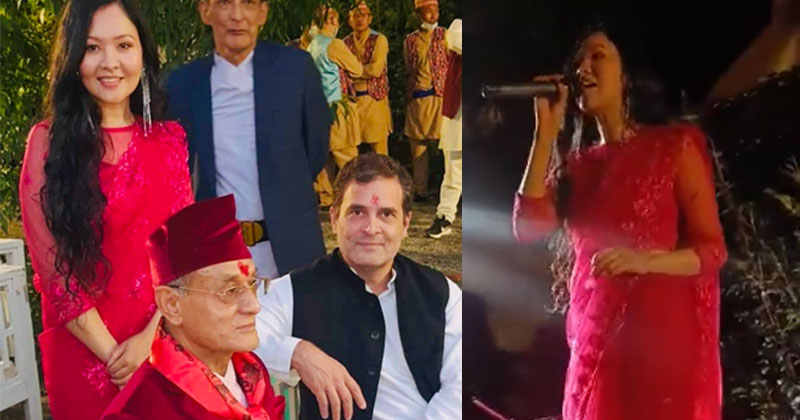 'രാഹുല്‍ ഗാന്ധി എളിമയും ലാളിത്യവുമുള്ള മനുഷ്യന്‍'; നന്ദി പ്രകാശിപ്പിച്ച് നേപ്പാളി ഗായിക