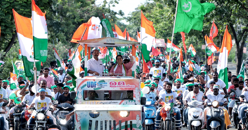 ആവേശത്തില്‍ ആറാടി കൊട്ടിക്കലാശം: തൃക്കാക്കരയില്‍ ഇനി നിശബ്ദ പ്രചാരണം; വിധിയെഴുത്ത് ചൊവ്വാഴ്ച