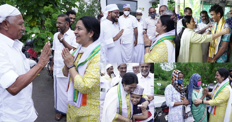 തൃക്കാക്കരയെ ഇളക്കിമറിച്ച് യുഡിഎഫ് പ്രചാരണം; ആത്മവിശ്വാസത്തോടെ മുന്നേറി ഉമാ തോമസ്