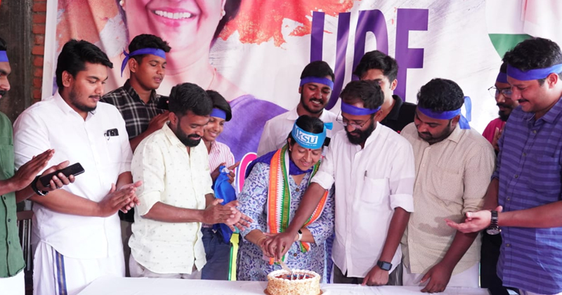 'എന്നെ ഞാനാക്കിയത് ഈ പ്രസ്ഥാനം'; കെഎസ്‌യു ജന്മദിനം ആഘോഷിച്ച് ഉമാ തോമസ്