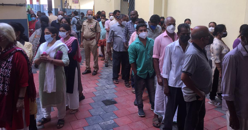 തൃക്കാക്കരയില്‍ മികച്ച പോളിംഗ്; വോട്ടിംഗ് ശതമാനം 60 കടന്നു