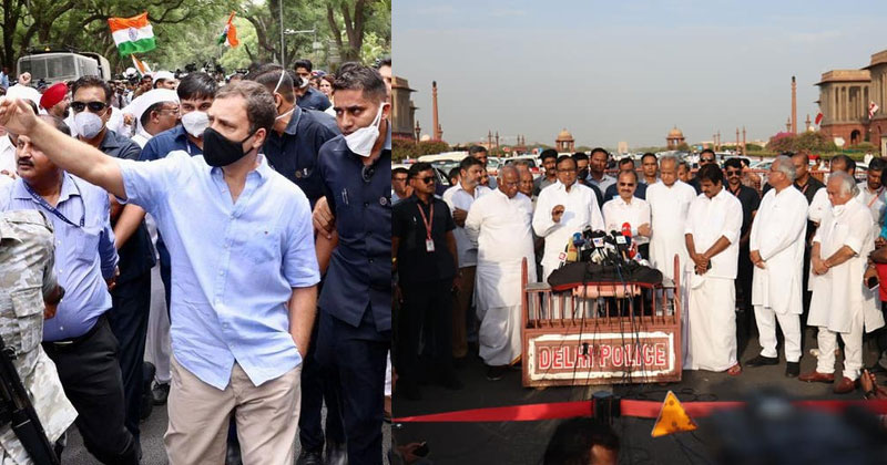നാളെയും ചോദ്യം ചെയ്യല്‍ തുടരും; ബിജെപിയുടെ പ്രതികാര രാഷ്ട്രീയത്തിനെതിരെ സമരം ശക്തമാക്കാന്‍ കോണ്‍ഗ്രസ്