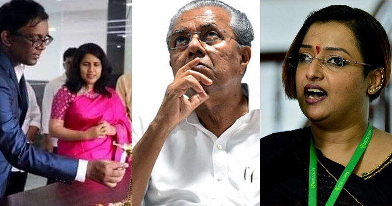 'വീണാ വിജയന്‍ സ്പ്രിങ്ക്ളര്‍ അഴിമതിയിലെ ബുദ്ധികേന്ദ്രം, ഡാറ്റാ ബേസ് വിറ്റെന്ന് ശിവശങ്കർ പറഞ്ഞു'; ഗുരുതര വെളിപ്പെടുത്തലുമായി സ്വപ്നാ സുരേഷ്