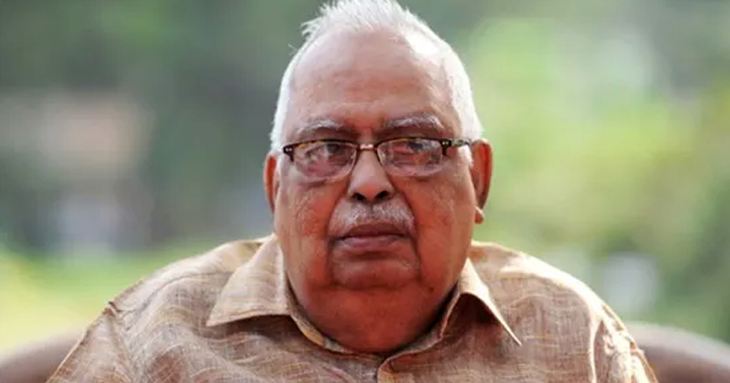 മുൻ മന്ത്രി ടി ശിവദാസ മേനോൻ (90) അന്തരിച്ചു