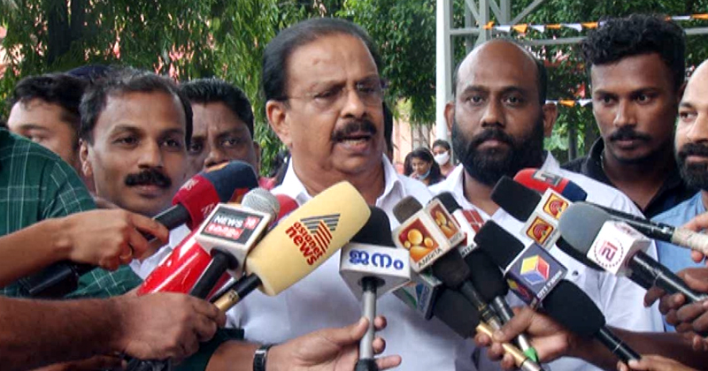 'കടല്‍ താണ്ടി വന്നവനാണ്, കൈത്തോട് കാട്ടി ഭയപ്പെടുത്തേണ്ട'; കെ സുധാകരന്‍ എംപി