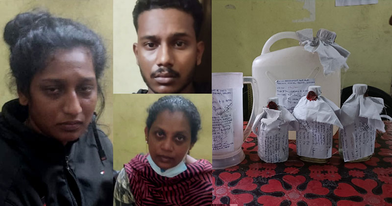 വ്യാജ ചാരായ വില്‍പ്പന; കൊല്ലത്ത് സിപിഐ വനിതാ നേതാവ്  ഉള്‍പ്പെടെയുള്ളവര്‍ പിടിയില്‍